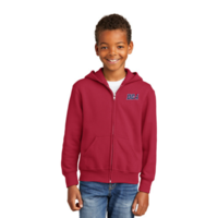 Port & Company® Youth Core Fleece Full-Zip Hooded Sweatshirt